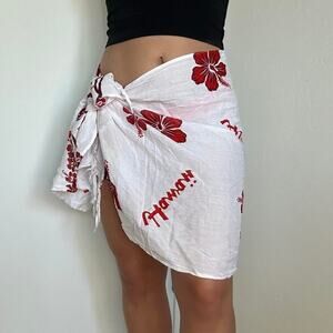 Hawaii Wrap Skirt Cover Up
